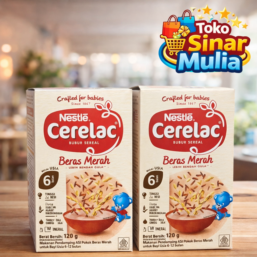 Nestlé Cerelac – Beras Merah 120g