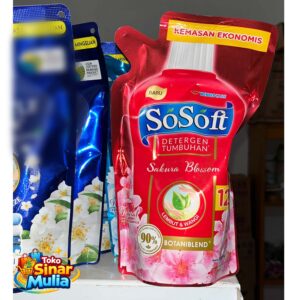 SoSoft Detergen Tumbuhan Sakura Blossom – Refill
