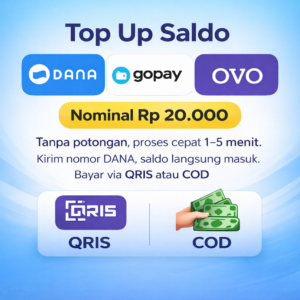 TOP UP EWALLET 20RB