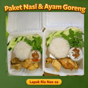 Paket Nasi Ayam Goreng - Lapak Ria Naz-za