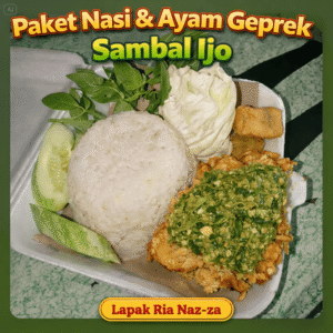 Ayam Geprek Sambal Ijo - Lapak Ria Naz-za
