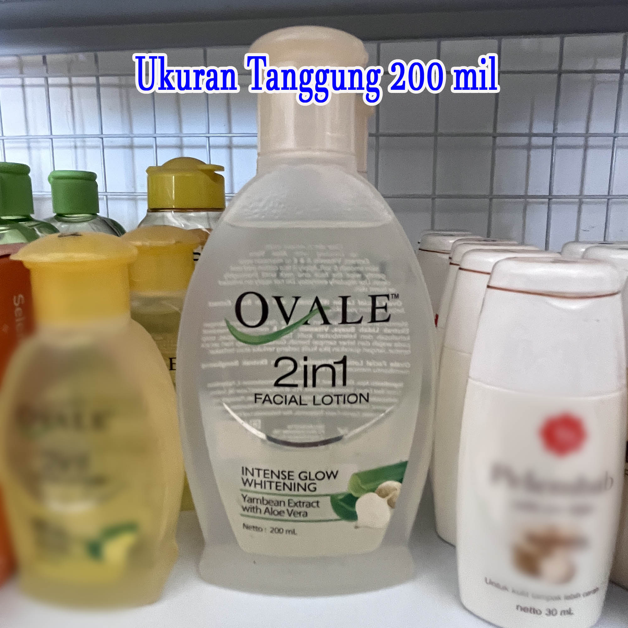 Ovale 2in1 Facial Lotion Intense Glow Whitening 200ml
