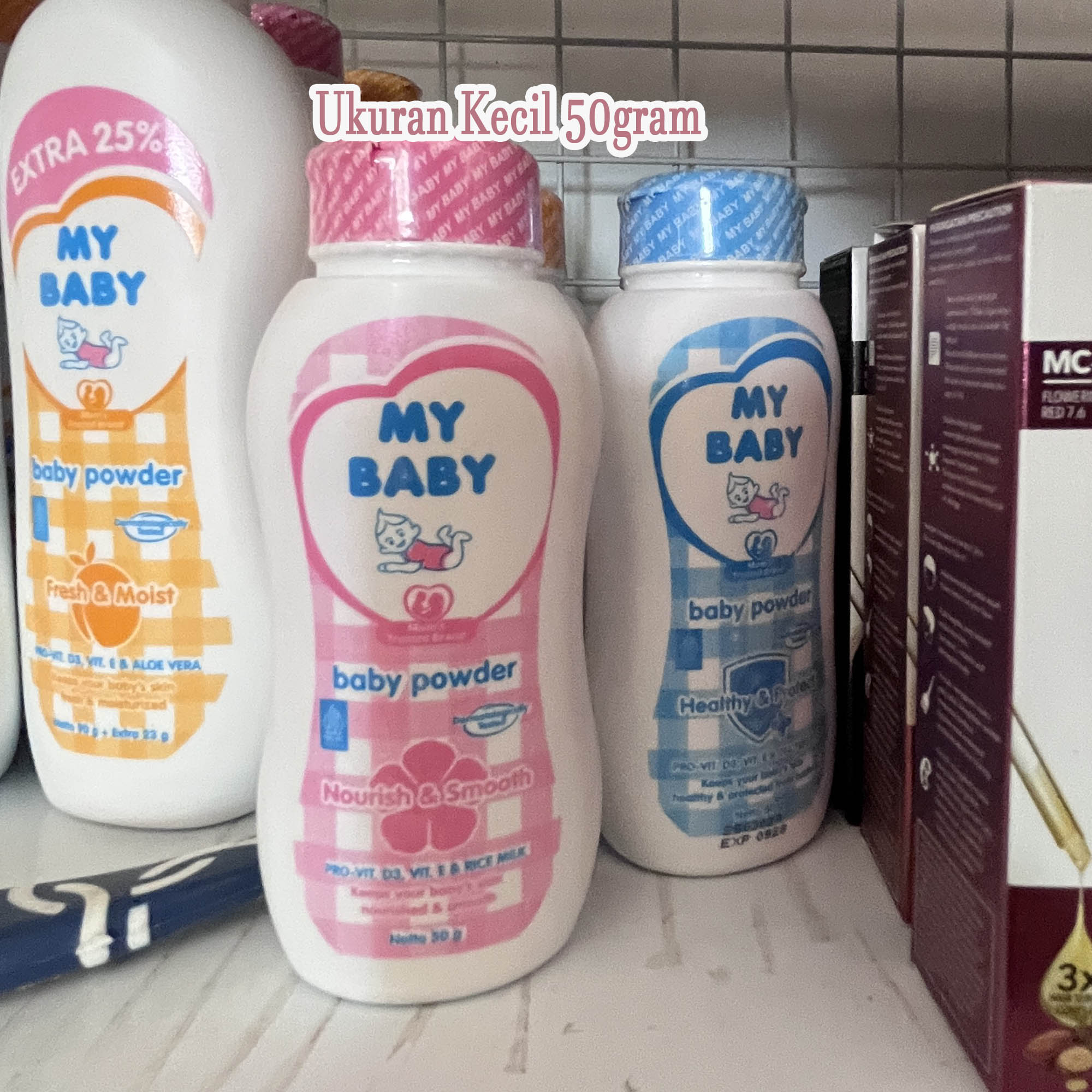 My Baby Baby Powder (Bedak Bayi) – ukuran kecil 50 gram